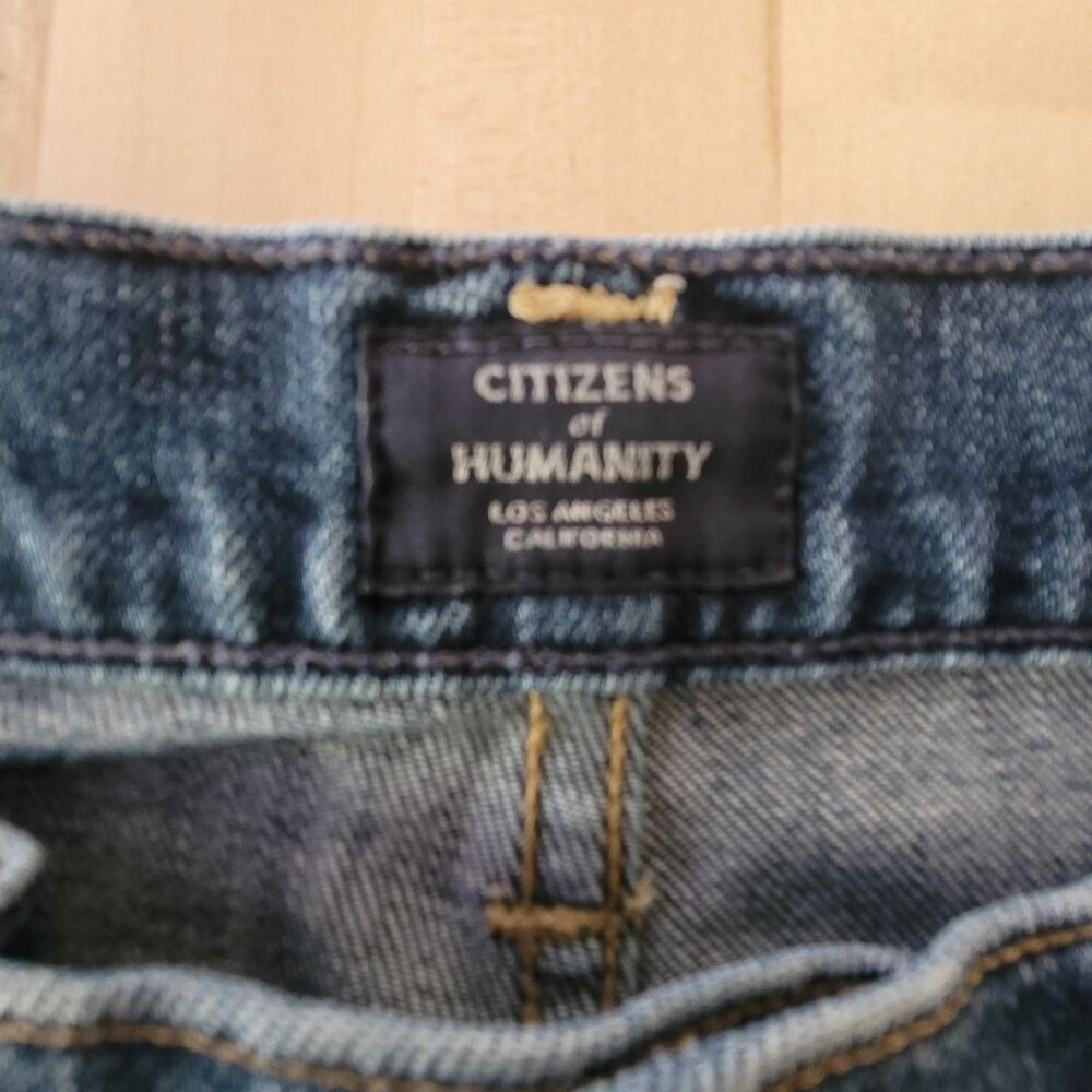 Citizens of Humanity CoH Elsa Mid Rise Slim Fit Crop Jeans Size 30 Preppy - Picture 8 of 11